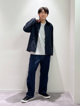 「アイテム（ミリタリージャケット）」を使った、おませさん（メンズ・175cm）の夏コーディネート