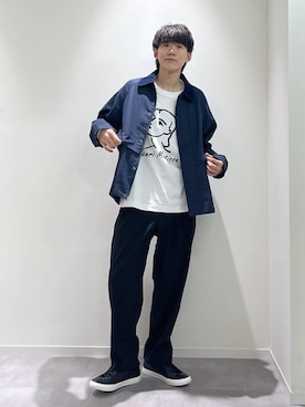 「アイテム（ミリタリージャケット）」を使った、おませさん（メンズ・175cm・20代）の秋コーディネート