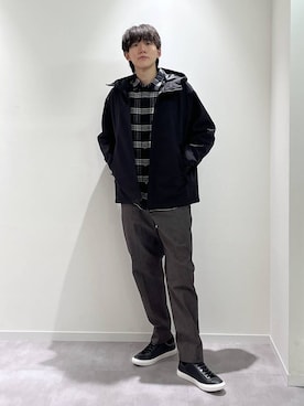 「アイテム（マウンテンパーカー）」を使った、おませさん（メンズ・175cm・20代）の秋コーディネート