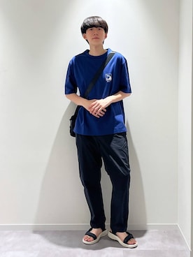 「GLOBAL WORK（グローバルワーク）のサイドメッシュショルダートート/490260（トートバッグ）」を使った、おませさん（メンズ・175cm）の夏コーディネート