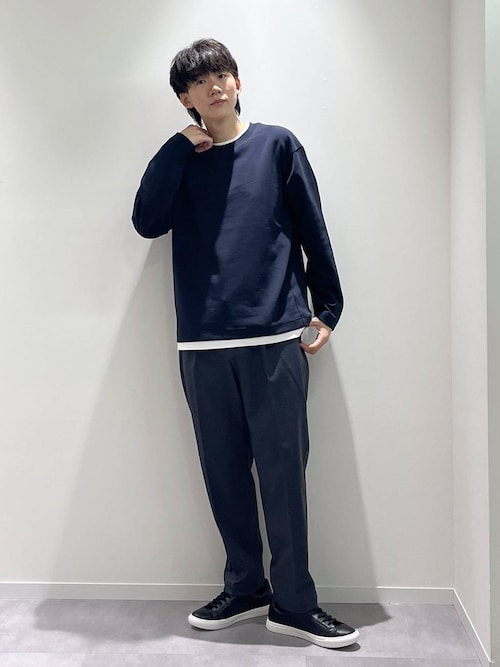 セール】スマらくイージー/タックテーパードパンツ/571613（スラックス