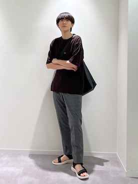 「GLOBAL WORK（グローバルワーク）のアイテム（シューズ）」を使った、おませさん（メンズ・175cm）の夏コーディネート