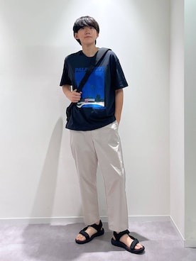 「アイテム（メッセンジャーバッグ）」を使った、おませさん（メンズ・175cm）の夏コーディネート