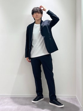 「アイテム（テーラードジャケット）」を使った、おませさん（メンズ・175cm）の秋コーディネート
