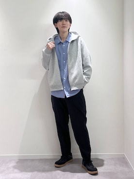 「GLOBAL WORK（グローバルワーク）のエアかるクラシックスニーカー/142642（スニーカー、ブラック系）」を使った、おませさん（メンズ・175cm）の春コーディネート