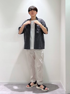 「GLOBAL WORK（グローバルワーク）のアイテム」を使った、おませさん（メンズ・175cm）の夏コーディネート