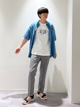 おませさん（メンズ・175cm・20代）の夏コーディネート