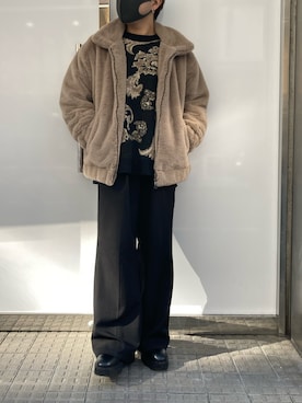 「LUSOR（ルーソル）のアイテム（ジャケット/アウター）」を使った、TAIGAさん（メンズ・168cm）の秋コーディネート