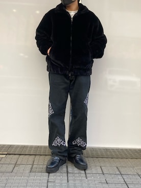 「LUSOR（ルーソル）のアイテム（ジャケット/アウター）」を使った、TAIGAさん（メンズ・168cm）の冬コーディネート