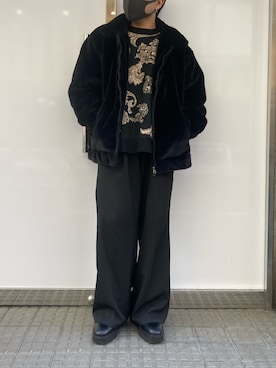 「LUSOR（ルーソル）のアイテム（ジャケット/アウター）」を使った、TAIGAさん（メンズ・168cm）の秋コーディネート