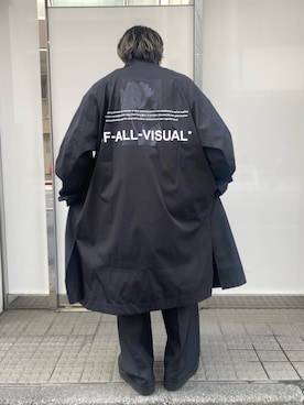 「A4A（エーフォーエー）のアイテム（ステンカラーコート）」を使った、TAIGAさん（メンズ・168cm）の春コーディネート