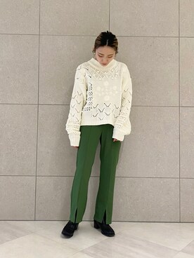 「手刺繍」｜harumi ootukaさん（レディース・155cm）の秋コーディネート