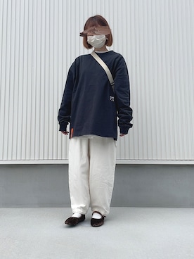 「ニコアンド」｜「アイテム（パンプス）」を使った、ちろさん（レディース・152cm）の秋コーディネート