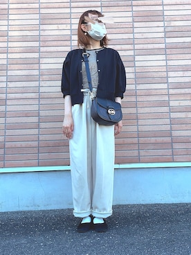 「ニコアンド」｜「アイテム（パンプス）」を使った、ちろさん（レディース・152cm）の春コーディネート