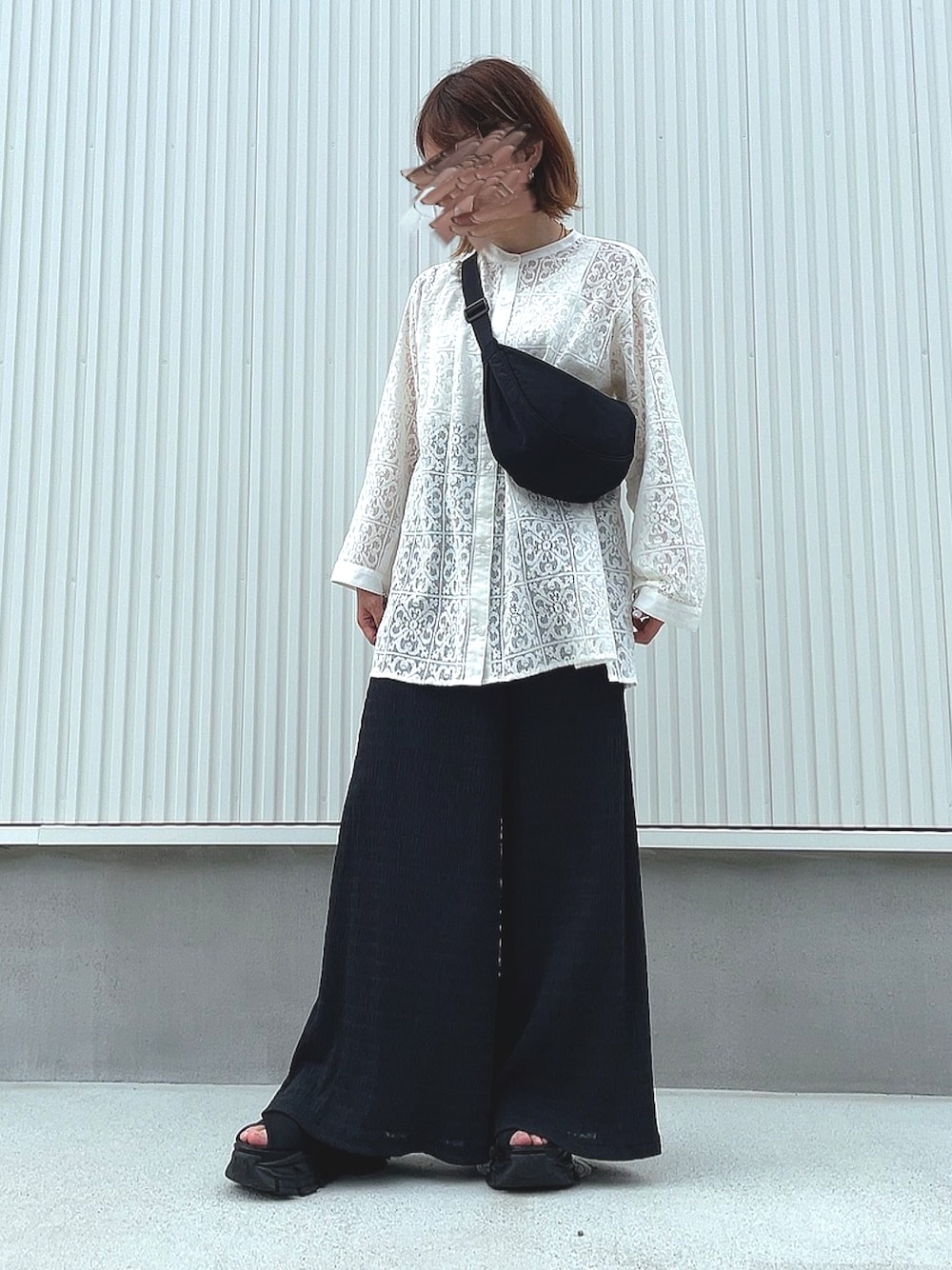 ディーゼル プリーツロングパンツ JEANASIS（ジーナシス）の「ヨウリュウプリーツワイドパンツ