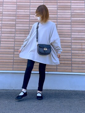 「ニコアンド」｜「アイテム（パンプス）」を使った、ちろさん（レディース・152cm）の春コーディネート