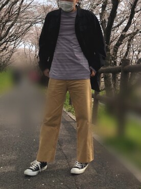 Etsinta エシンタ ミリタリーオーバージャケットを使ったメンズ人気ファッションコーディネート Wear