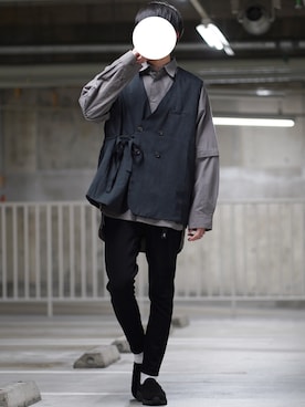 なおゑさん（メンズ・180cm）の秋コーディネート