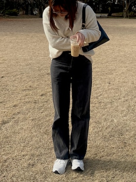 「select MOCA（セレクトモカ）のアイテム」を使った、みやいさん（骨格ストレート・レディース・159cm）の冬コーディネート