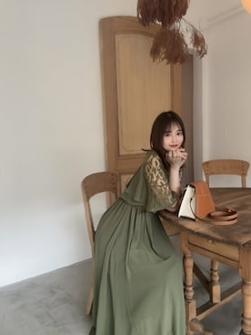 「アイテム（ドレス）」を使った、DRESS PLUSさん（レディース・165cm）の冬コーディネート