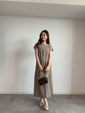 「DRESS PLUS（ドレスプラス）のアイテム」を使った、DRESS PLUSさん（レディース・168cm）の夏コーディネート