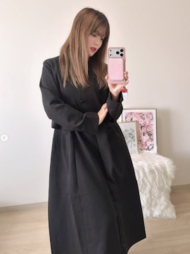 「アイテム（ドレス）」を使った、DRESS PLUSさん（レディース・165cm）の冬コーディネート