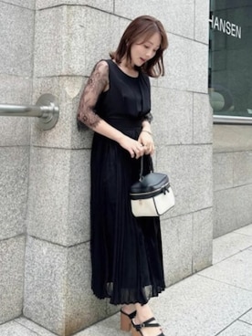 「アイテム（ドレス）」を使った、DRESS PLUSさん（レディース・165cm）の冬コーディネート