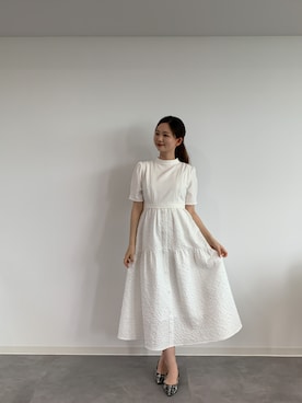 「アイテム（ドレス）」を使った、DRESS PLUSさん（レディース・168cm）の冬コーディネート
