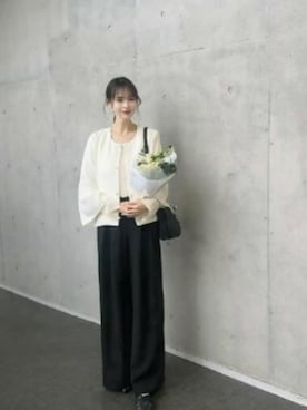 「アイテム（セットアップ）」を使った、DRESS PLUSさん（レディース・165cm）の冬コーディネート