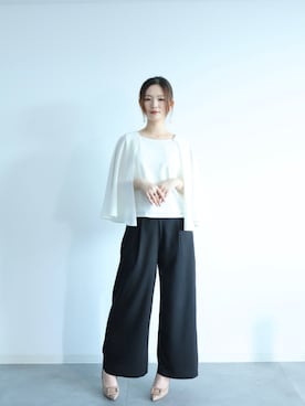 「アイテム（ドレス）」を使った、DRESS PLUSさん（レディース・168cm）の冬コーディネート