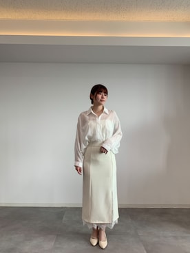 「DRESS PLUS（ドレスプラス）のアイテム」を使った、DRESS PLUSさん（レディース・165cm）の夏コーディネート