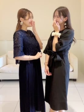 「アイテム（ドレス）」を使った、DRESS PLUSさん（レディース・165cm）の冬コーディネート