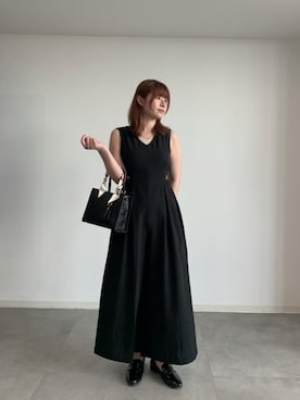 「DRESS PLUS（ドレスプラス）のアイテム」を使った、DRESS PLUSさん（レディース・165cm）の夏コーディネート