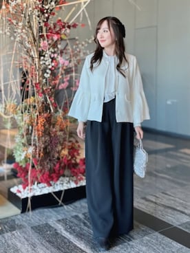 「アイテム（セットアップ）」を使った、DRESS PLUSさん（レディース・165cm）の冬コーディネート