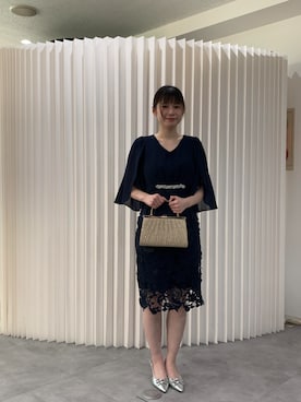 「アイテム（クラッチバッグ）」を使った、DRESS PLUSさん（レディース・165cm）の冬コーディネート