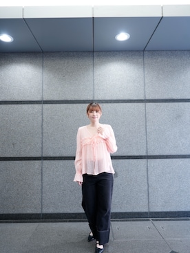 「DRESS PLUS（ドレスプラス）のアイテム」を使った、DRESS PLUSさん（レディース・165cm）の夏コーディネート