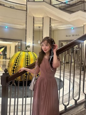 「アイテム（ドレス）」を使った、DRESS PLUSさん（レディース・165cm）の冬コーディネート