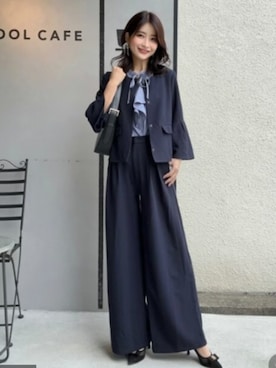 「アイテム（セットアップ）」を使った、DRESS PLUSさん（レディース・165cm）の冬コーディネート