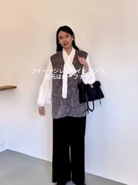 「DRESS PLUS（ドレスプラス）のアイテム」を使った、DRESS PLUSさん（レディース・165cm）の冬コーディネート