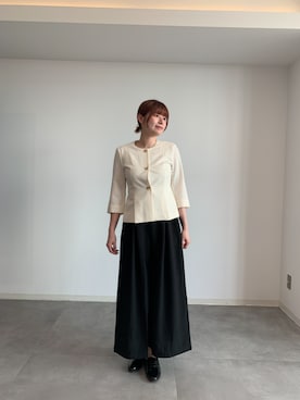「DRESS PLUS（ドレスプラス）のアイテム」を使った、DRESS PLUSさん（レディース・165cm）の夏コーディネート
