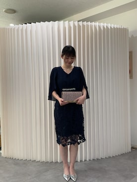 「アイテム（ドレス）」を使った、DRESS PLUSさん（レディース・165cm）の冬コーディネート