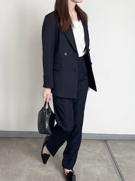 「アイテム（スーツセット）」を使った、DRESS PLUSさん（レディース・165cm）の冬コーディネート