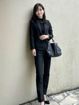 「アイテム（スーツセット）」を使った、DRESS PLUSさん（レディース・165cm）の冬コーディネート