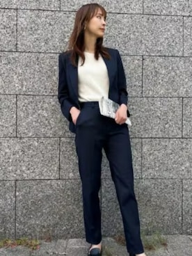 「アイテム（スーツセット）」を使った、DRESS PLUSさん（レディース・165cm）の冬コーディネート