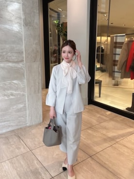 「アイテム（セットアップ）」を使った、DRESS PLUSさん（レディース・160cm）の冬コーディネート