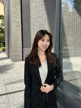 「アイテム（スーツセット）」を使った、DRESS PLUSさん（レディース・165cm）の冬コーディネート