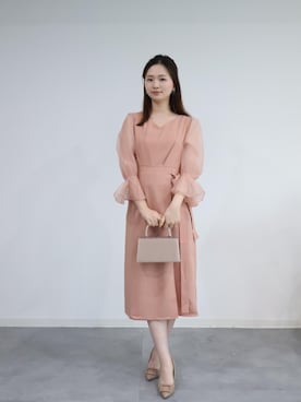 「アイテム（ドレス）」を使った、DRESS PLUSさん（レディース・168cm）の冬コーディネート