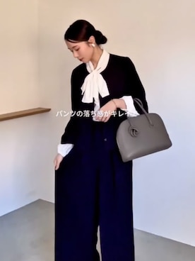 「DRESS PLUS（ドレスプラス）のアイテム」を使った、DRESS PLUSさん（レディース・165cm）の冬コーディネート