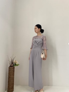 「アイテム（パンツドレス）」を使った、DRESS PLUSさん（レディース・168cm）の冬コーディネート