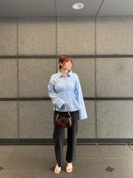 「DRESS PLUS（ドレスプラス）のアイテム」を使った、DRESS PLUSさん（レディース・165cm）の夏コーディネート